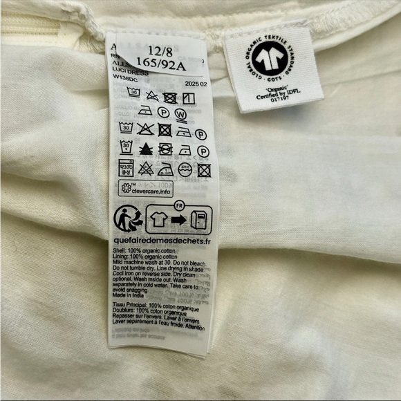 NWOT Allsaints Luci Eyelet Embroidered White Cotton Minidress Size 8 Festival - Picture 8 of 11